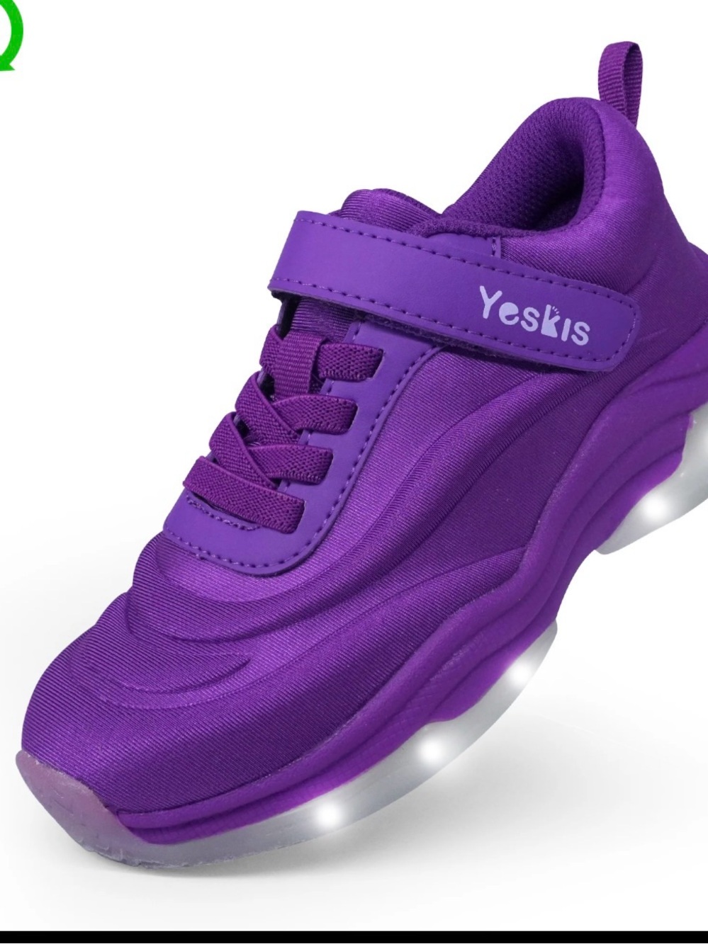 Kids Purple Light-Up Sneaker
